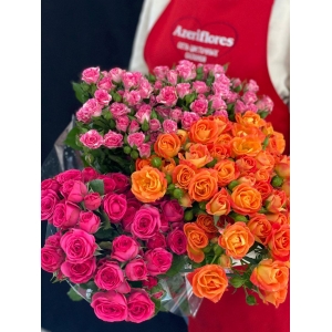Купить кустовую розу поштучно с доставкой в Комсомольске-на-Амуре
