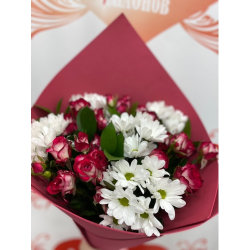 Купить букет цветов «Цветочные оттенки» с доставкой в Комсомольске-на-Амуре