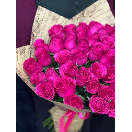 Купить охапку роз Пинк Флойд с доставкой в Комсомольске-на-Амуре